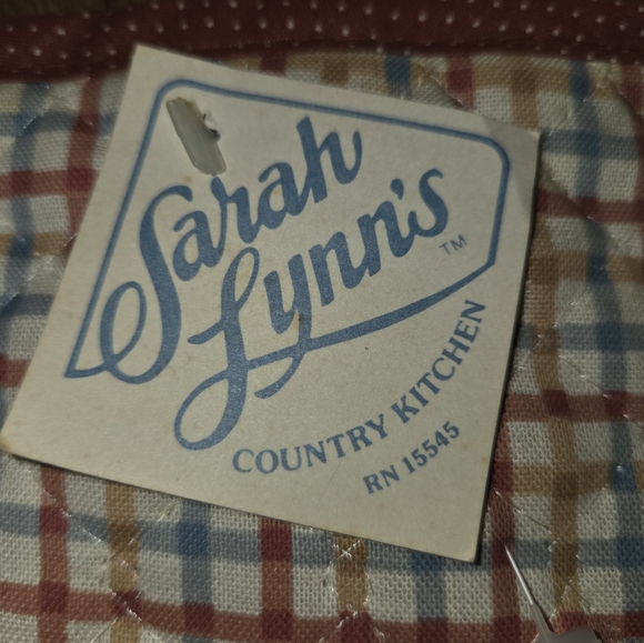 Vintage Country Teddy Bear plaid Oven Mitt - Picture 3 of 3